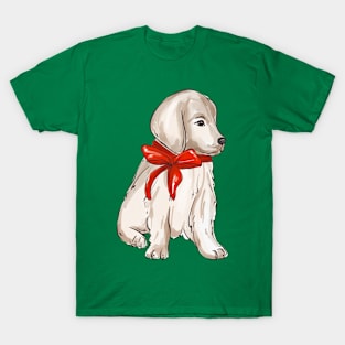 Golden with a bow T-Shirt